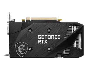 MSI GeForce RTX 3050 VENTUS 2X XS 8G OC Graphics Card | 8GB GDDR6 · 128-bit · 14 Gbps | 2560 CUDA Cores · 1807 MHz Boost | PCIe Gen 4 x8 · HDMI 2.1 + DisplayPort 1.4a + DVI-D | Black