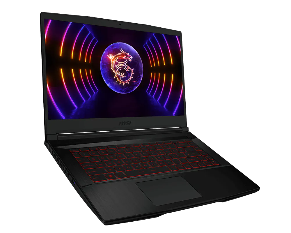 MSI Thin GF63 Gaming Notebook | 39,6 cm (15,6 Zoll) Full-HD 144 Hz | Intel Core i5-12450H | 16GB RAM | 512GB SSD | RTX 4050 6 GB | Windows 11 Home ...
