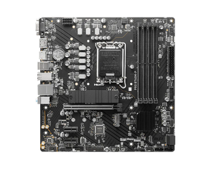 MSI PRO B760M-P DDR5 Motherboard | Intel B760 · LGA 1700 | 4× DDR5 up to 256GB · 6800+ MHz OC | 2× M.2 PCIe 4.0 · PCIe 4.0 x16 | USB-C 10Gbps | Micro-ATX | Black