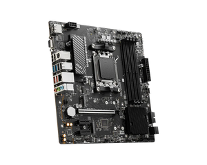 MSI PRO B650M-P Motherboard | AMD B650 · Socket AM5 | 4× DDR5 up to 256GB · 7200+ MHz OC | 2× M.2 PCIe 4.0 · PCIe 4.0 x16 | 2.5G LAN · USB-C 10Gbps | Micro-ATX | Black