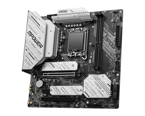 MSI Z790MPOWER | Intel LGA 1700 Micro-ATX Overclocking Motherboard | DDR5 8000+ MT/s | Dual DIMM | PCIe 5.0 | WiFi 6E | EZ Dashboard | For Intel 12th/13th/14th Gen