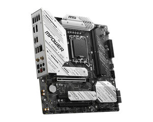 MSI Z790MPOWER | Intel LGA 1700 Micro-ATX Overclocking Motherboard | DDR5 8000+ MT/s | Dual DIMM | PCIe 5.0 | WiFi 6E | EZ Dashboard | For Intel 12th/13th/14th Gen