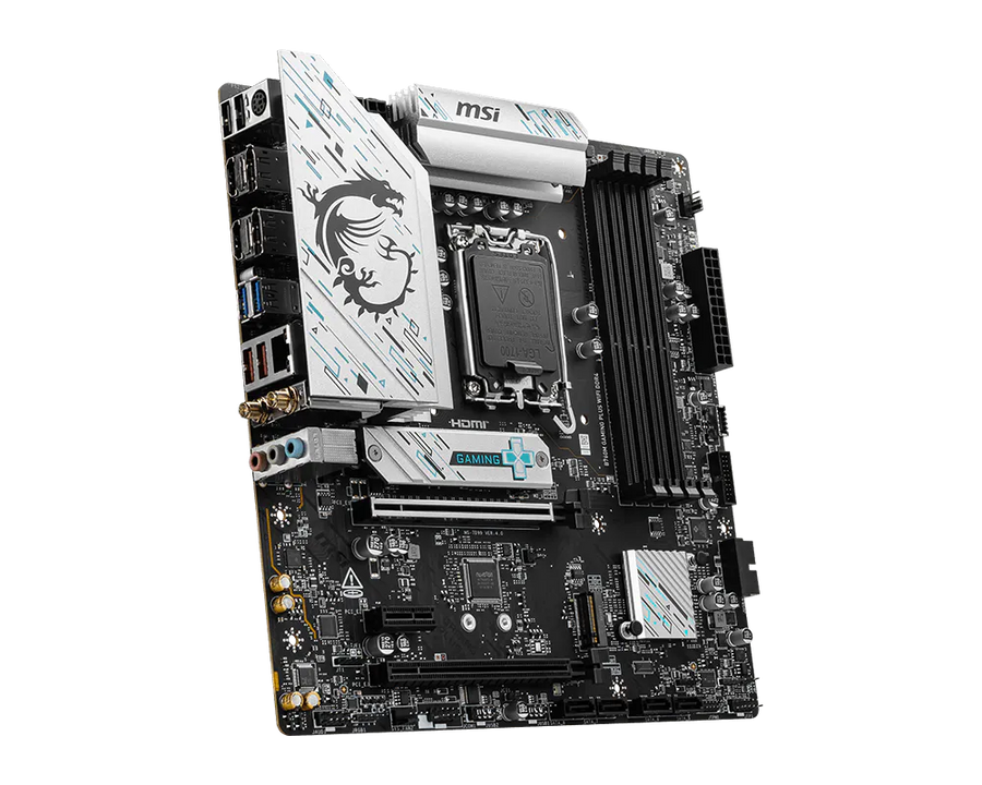 MSI B760M GAMING PLUS WIFI DDR4 Motherboard | Intel B760 · LGA 1700 · 14th/13th/12th Gen | 4 × DDR4 up to 128GB · 5333 M