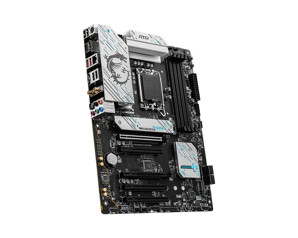 MSI B760 Gaming Plus WiFi DDR4 | Intel LGA 1700 ATX Motherboard | DDR4 5333+ | PCIe 4.0 | Dual M.2 | WiFi 6E | 2.5G LAN | USB 3.2 Gen 2 Type-C | For Intel 12th/13th/14th Gen