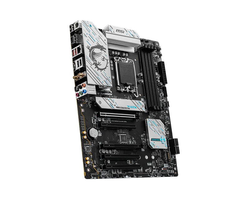 MSI B760 Gaming Plus WiFi DDR4 | Intel LGA 1700 ATX Motherboard | DDR4 5333+ | PCIe 4.0 | Dual M.2 | WiFi 6E | 2.5G LAN | USB 3.2 Gen 2 Type-C | For Intel 12th/13th/14th Gen