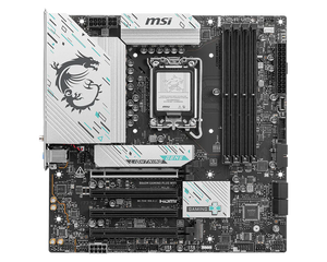 MSI B860M GAMING PLUS WIFI Motherboard | Intel LGA 1851 · B860 Chipset | Micro-ATX | 4x DDR5 up to 256GB · 8800+ MT/s (OC) | PCIe 5.0 x16 · 3x M.2 (Gen5) | Wi-Fi 7 · Bluetooth 5.4 · Killer 5G LAN | Thunderbolt 4 · HDMI 2.1 · DisplayPort