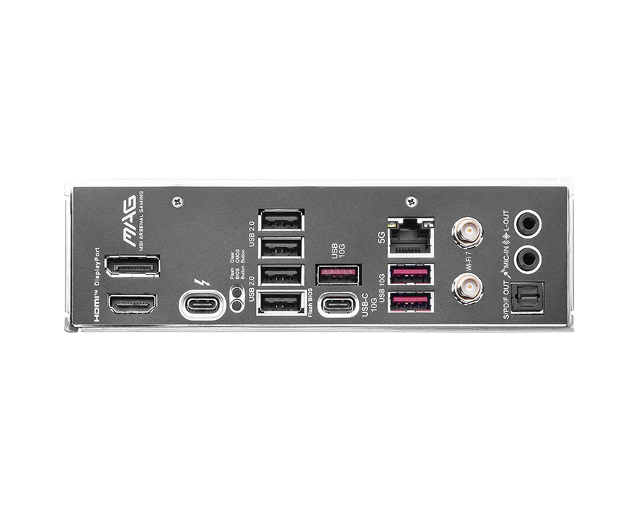 MSI MAG B860M MORTAR WIFI Motherboard | Intel LGA 1851 · B860 Chipset | Micro-ATX | 4x DDR5 up to 256GB · 9200+ MT/s (OC