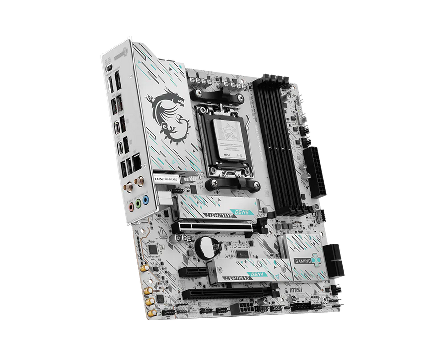 MSI B850M GAMING PLUS WIFI Motherboard | AMD Socket AM5 · B850 Chipset | Micro-ATX | 4x DDR5 up to 256GB · 8200+ MT/s (O