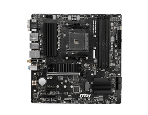 MSI B550M PRO-VDH WIFI Motherboard | AMD Socket AM4 · B550 Chipset | Micro-ATX | 4x DDR4 up to 128GB · 4400MHz (OC) | PCIe 4.0 x16 · Dual M.2 | Wi-Fi 5 · Bluetooth 4.2 · Gigabit LAN | VGA · HDMI · DisplayPort
