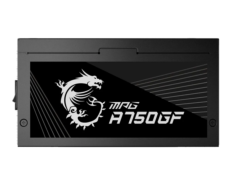 MSI MPG A750GF Gaming Power Supply 750W Black | 80+ Gold | Fully Modular | 140mm FDB Fan | 100% Japanese 105°C Capacitors | LLC Half-Bridge + DC-DC | 3x PCIe 6+2-Pin | ATX Form Factor | NVIDIA RTX 30/20 + AMD Ready
