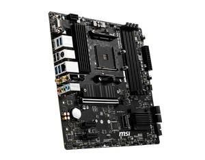 MSI B550M PRO-VDH WIFI Motherboard | AMD Socket AM4 · B550 Chipset | Micro-ATX | 4x DDR4 up to 128GB · 4400MHz (OC) | PCIe 4.0 x16 · Dual M.2 | Wi-Fi 5 · Bluetooth 4.2 · Gigabit LAN | VGA · HDMI · DisplayPort