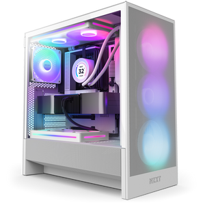 NZXT H5 Flow RGB PC Case | ATX Mid Tower | ARGB Fans
