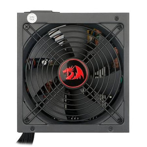 Redragon RGPS GC-PS002 600W ATX Power Supply | 80 PLUS Bronze | Active PFC · Non-Modular | 140 mm Fan | 6× SATA · 2× Molex | Black