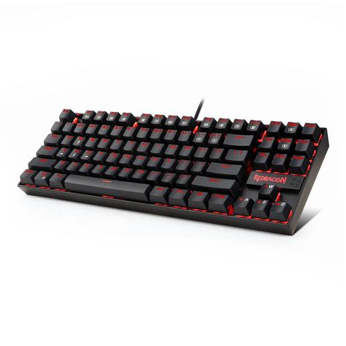 Redragon K552 KUMARA 87-Key TKL Mechanical Gaming Keyboard | Rainbow LED 19 Modes | Standard · Elite · LGY-R · WLR-R White Editions | Blue or Red Hot-Swap Switches | 100% Anti-Ghosting | Metal Alloy + ABS Splash-Proof | 12 Media Keys | 1.8m USB