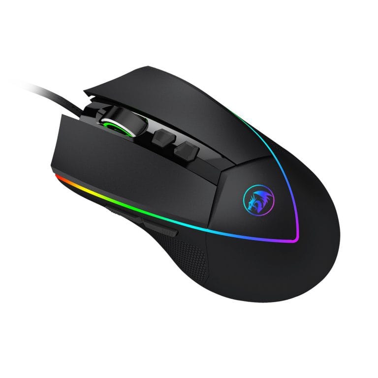 Redragon M909 Emperor RGB Gaming Mouse | 12400 DPI · Pixart 3327 | 220 IPS · 30G | 7 Programmable Buttons | 1000 Hz | RG