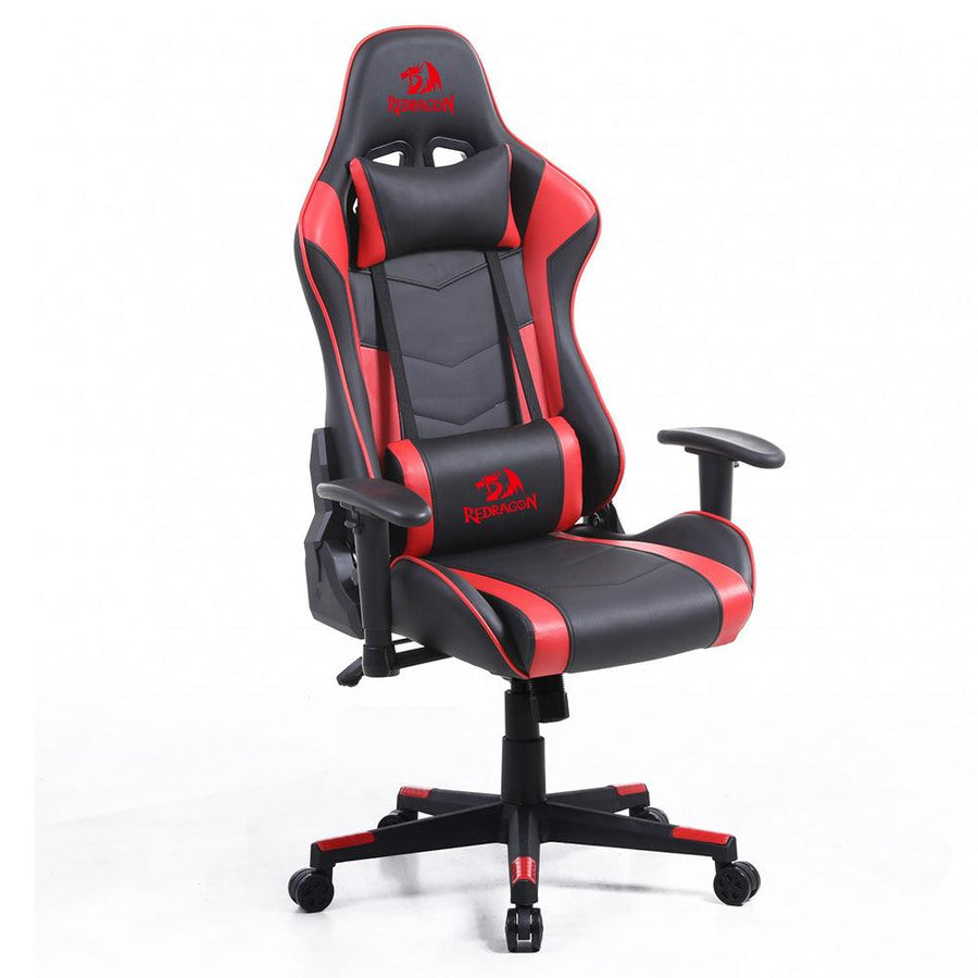Redragon Spider Queen C602 Gaming Chair | PVC Leather · Metal Frame · 50-Density Mould Foam | 2D PU-Padded Armrests · Bu