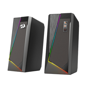 Redragon Anvil GS520 RGB Desktop Speakers | 2.0 Stereo · 2 × 3 W RMS | 2 inch Drivers | 160 Hz–20 kHz | USB + 3.5 mm | 6 RGB Modes