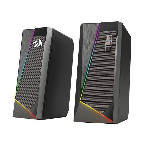 Redragon Anvil GS520 RGB Desktop Speakers | 2.0 Stereo · 2 × 3 W RMS | 2 inch Drivers | 160 Hz–20 kHz | USB + 3.5 mm | 6