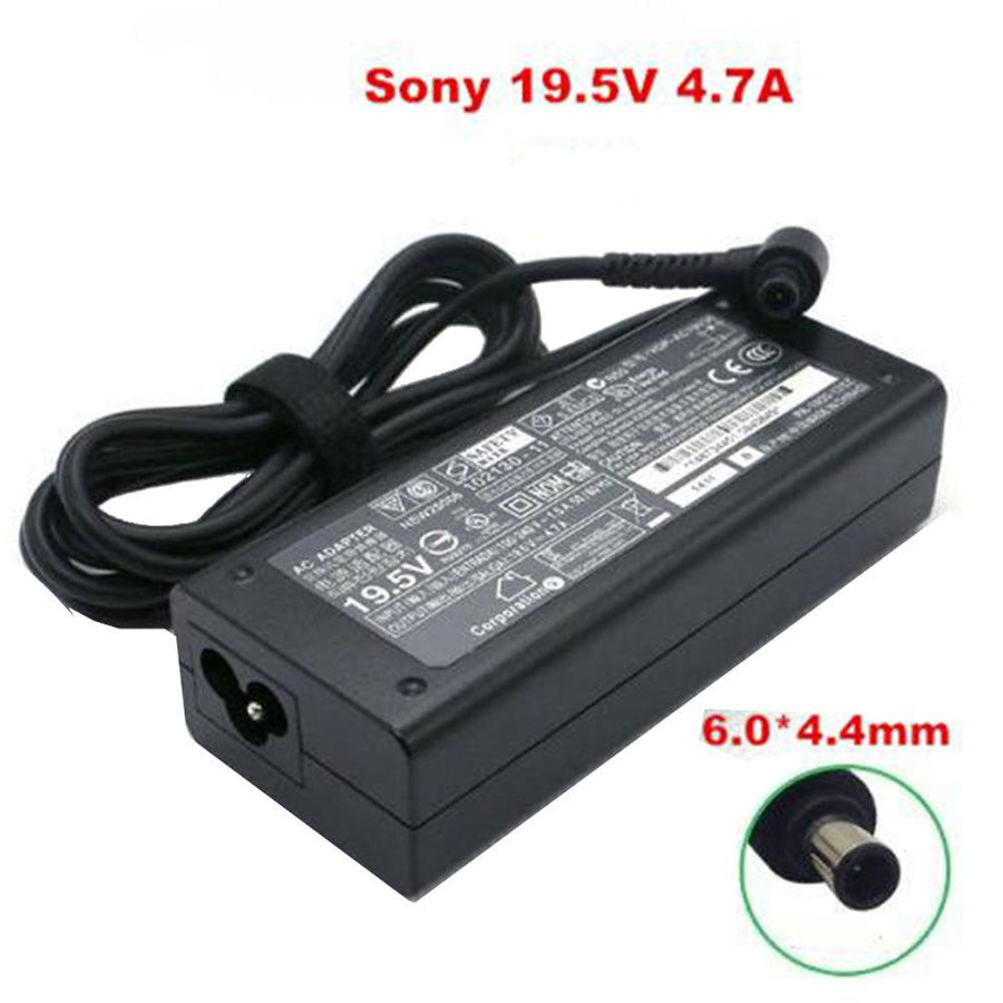 Sony VAIO 90W Laptop AC Adapter | 19.5V · 4.7A · 90W | 6.5 × 4.4 mm Tip with Centre Pin | 100-240V Auto-Voltage Input | 