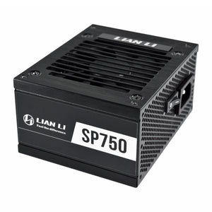 Lian Li SP750 | 750W 80+ Gold SFX Form Factor Power Supply | Fully Modular | Brushed Aluminum Housing | 92mm Hydraulic Bearing Fan | Zero RPM Mode | Japanese Capacitors | Braided Cables | Perfect for SFF / ITX / Mini-ITX Builds