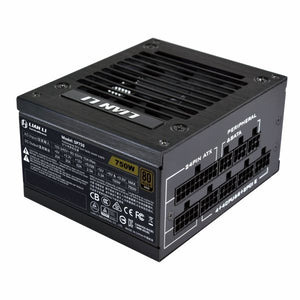 Lian Li SP750 | 750W 80+ Gold SFX Form Factor Power Supply | Fully Modular | Brushed Aluminum Housing | 92mm Hydraulic Bearing Fan | Zero RPM Mode | Japanese Capacitors | Braided Cables | Perfect for SFF / ITX / Mini-ITX Builds