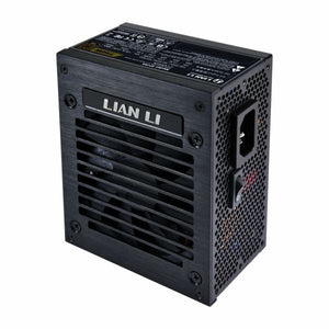 Lian Li SP750 | 750W 80+ Gold SFX Form Factor Power Supply | Fully Modular | Brushed Aluminum Housing | 92mm Hydraulic Bearing Fan | Zero RPM Mode | Japanese Capacitors | Braided Cables | Perfect for SFF / ITX / Mini-ITX Builds