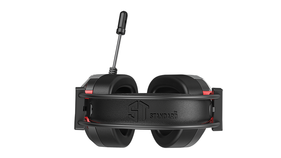 Standard GM-07 USB Gaming Headset | Virtual 7.1 Surround Sound | 50mm Drivers | 20Hz-20kHz · 16Ω | RGB Lit Earcups | Omn