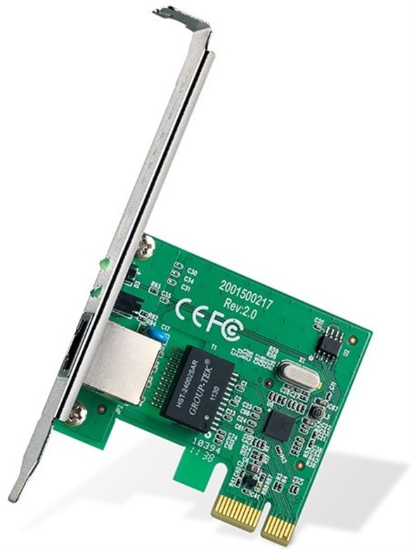 TP-Link TG-3468 Gigabit PCI Express Network Adapter | 10/100/1000Mbps RJ45 | 32-bit PCI Express | 802.3x Flow Control · 