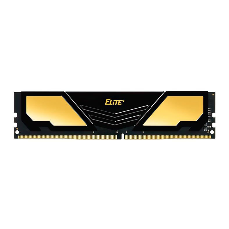 TEAMGROUP Elite Plus 8GB DDR4-3200 Desktop Memory | DDR4-3200 MT/s · PC4-25600 | CL22-22-22-52 | 1.2V · Intel XMP 2.0 | 288-pin Non-ECC Unbuffered DIMM · Aluminium Heat Spreader