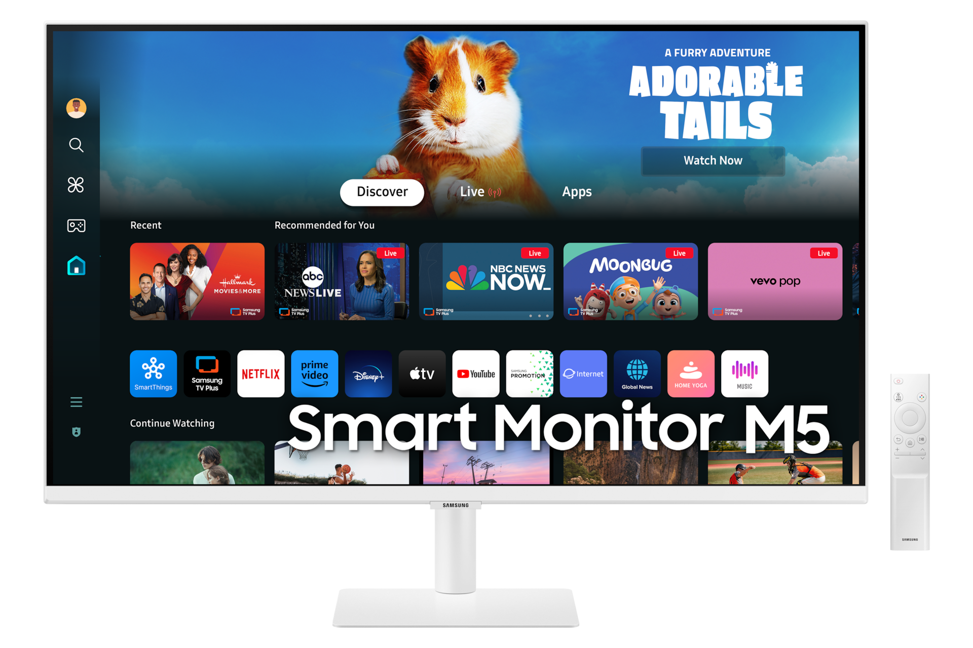 Samsung M5 Smart 32-Inch Monitor | Full HD | 60Hz | VA Panel