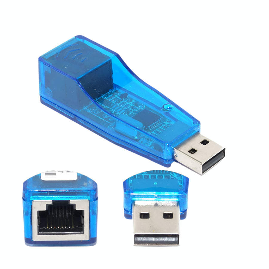 USB to LAN Network Adapter | USB to RJ45 Ethernet Card | External Network Card for PC and Laptop