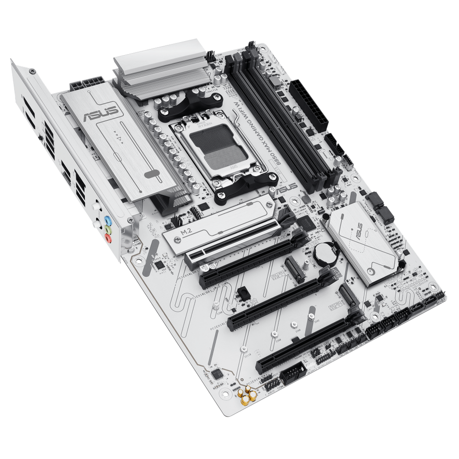 ASUS B850 MAX GAMING WIFI W AMD B850 ATX Motherboard | Socket AM5 · Ryzen 9000/8000/7000 | 4× DDR5 · 256GB · 8000+ MT/s 