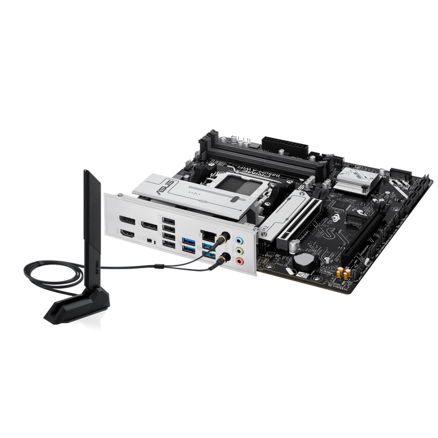 ASUS PRIME B850M-A WIFI AMD B850 Micro-ATX Motherboard | Socket AM5 · Ryzen 9000/8000/7000 | 4× DDR5 · 256GB · 8000+ MT/
