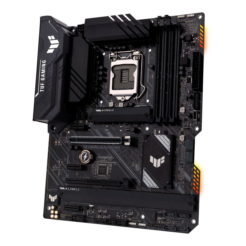 ASUS TUF GAMING H570-PRO WIFI Motherboard | Intel H570 · LGA1200 · ATX | DDR4 5000 MHz (OC) · 4 DIMM · 128GB | PCIe 4.0 