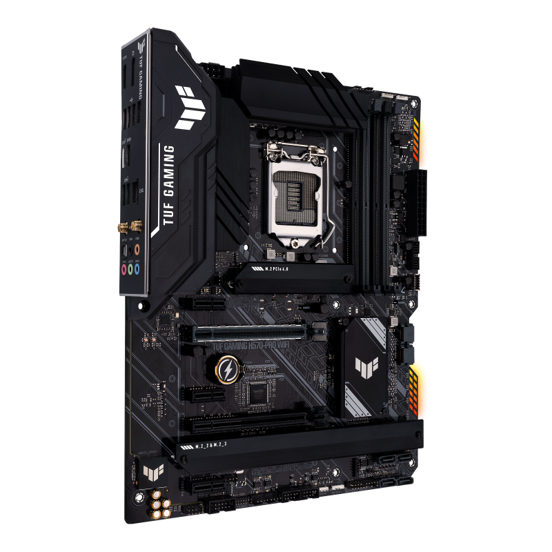 ASUS TUF GAMING H570-PRO WIFI Motherboard | Intel H570 · LGA1200 · ATX | DDR4 5000 MHz (OC) · 4 DIMM · 128GB | PCIe 4.0 