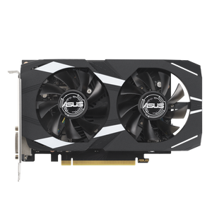 ASUS Dual GeForce RTX 3050 OC Edition 6GB GDDR6 Graphics Card | 2304 CUDA Cores · 1537 MHz OC Boost | 6GB GDDR6 · 96-bit · 14 Gbps | PCIe 4.0 · No Power Connector · 450W PSU | Black