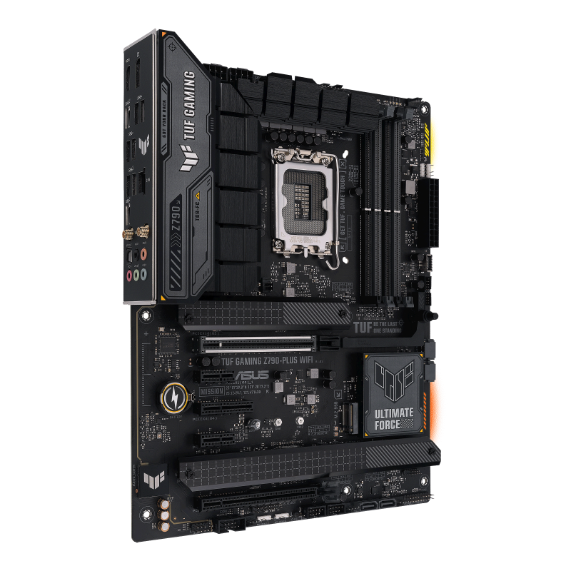 ASUS TUF GAMING Z790-PLUS WIFI Motherboard | Intel Z790 · LGA1700 · ATX | DDR5 7200 MHz (OC) · 4 DIMM · 192GB | 16+1 DrM
