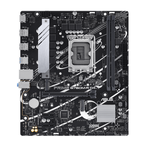 ASUS PRIME B760M-R D4 Motherboard | Intel B760 · LGA 1700 | 2 x DDR4 up to 64GB · 5333 MT/s (OC) | 2 x PCIe 4.0 M.2 · 4 x SATA 6Gb/s | 2.5Gb LAN · HDMI | Micro-ATX