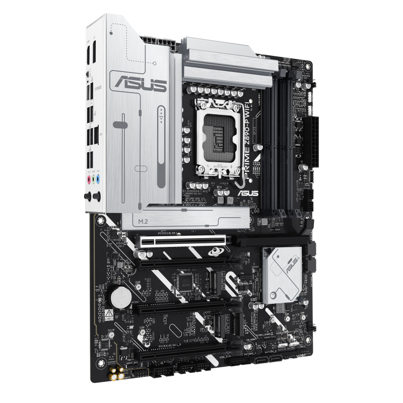 ASUS PRIME Z890-P WIFI Motherboard | Intel Z890 · LGA1851 · ATX | DDR5 8666+ MT/s · 4 DIMM · 256GB | PCIe 5.0 · 4x M.2 · Thunderbolt 4 | Wi-Fi 7 · Bluetooth 5.4 · 2.5Gb LAN | Black
