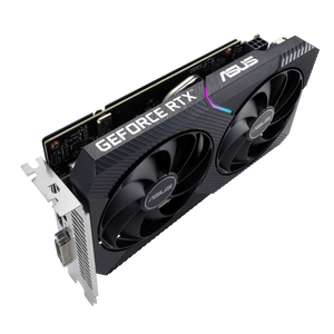 ASUS Dual GeForce RTX 3050 V2 OC Edition 8GB GDDR6 Graphics Card | 2560 CUDA Cores · 1852 MHz OC Boost | 8GB GDDR6 · 14 Gbps · 128-bit | PCIe 4.0 · DVI-D · HDMI 2.1 · DisplayPort 1.4a | Black