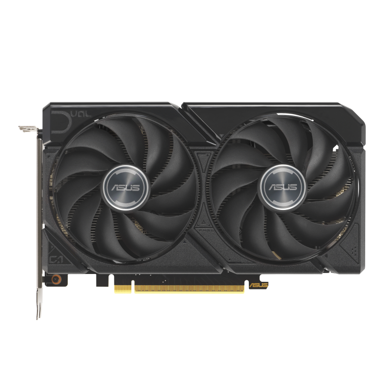 ASUS Dual Radeon RX 9060 XT 16GB GDDR6 Graphics Card | 2048 Stream Processors · up to 3250 MHz Boost | 16GB GDDR6 · 20 Gbps · 128-bit | PCIe 5.0 · HDMI 2.1b · 2x DisplayPort 2.1a | Black