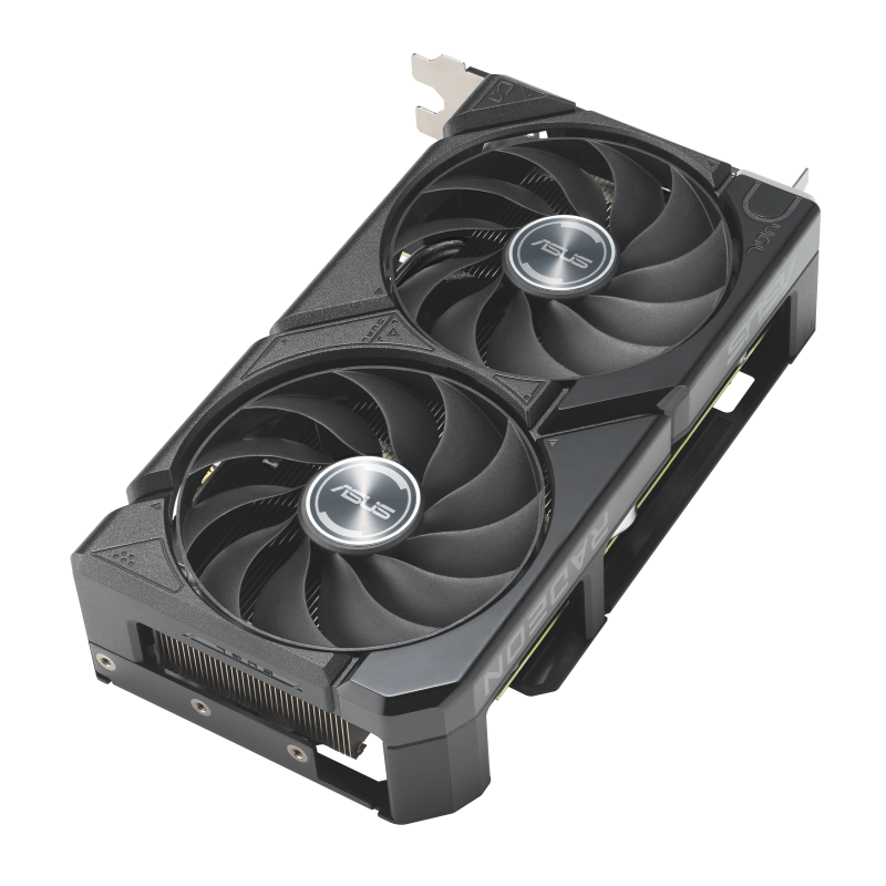 ASUS Dual Radeon RX 9060 XT 16GB GDDR6 Graphics Card | 2048 Stream Processors · up to 3250 MHz Boost | 16GB GDDR6 · 20 Gbps · 128-bit | PCIe 5.0 · HDMI 2.1b · 2x DisplayPort 2.1a | Black