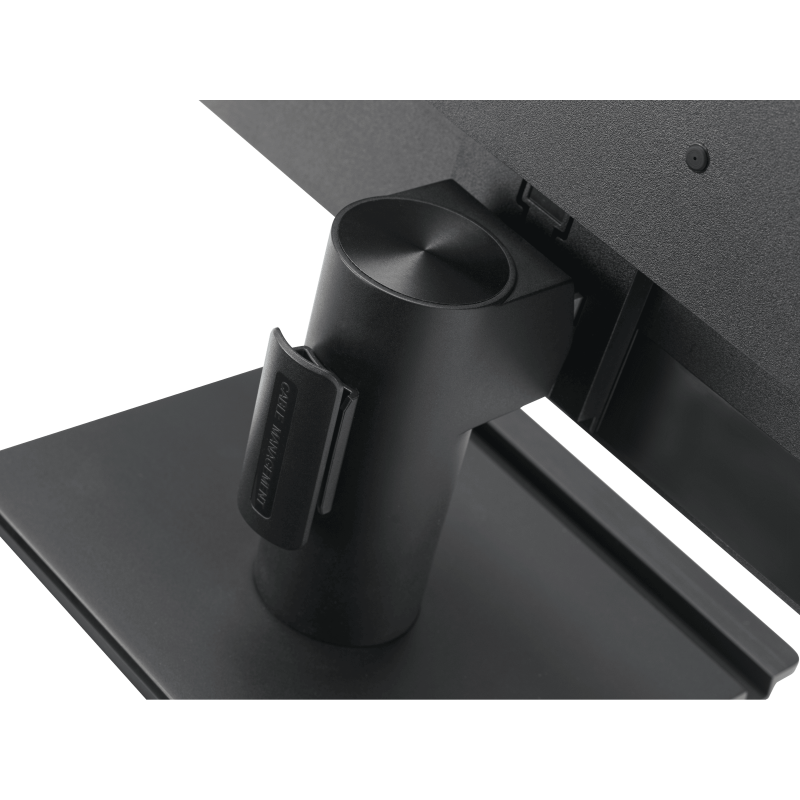 ASUS VA249HG stand and cable management detail