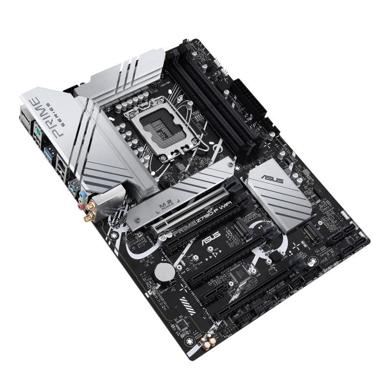 ASUS PRIME Z790-P WIFI Motherboard | Intel Z790 · LGA1700 · ATX | DDR5 7200+ MHz · 4 DIMM · 192GB | PCIe 5.0 · 3x M.2 · 