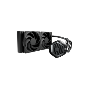 Cooler Master MasterLiquid 360 Atmos Stealth 360mm AIO Liquid CPU Cooler | 3× Mobius 120mm · 0-2400 RPM · 75.2 CFM | Pump 3400 RPM · ARGB Gen 2 | LGA1851/1700 · AM5/AM4 | 5-Year Warranty | Black