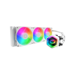 Cooler Master MasterLiquid 360 Core II ARGB 360mm AIO Liquid CPU Cooler | 3× 120mm ARGB · 650-1750 RPM · 70.5 CFM | Dual-Chamber Pump 3000 RPM | LGA1851/1700 · AM5/AM4 | 5-Year Warranty | Black