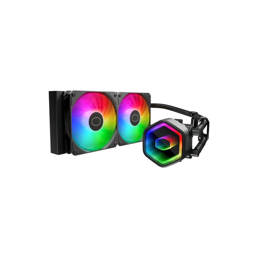 Cooler Master MasterLiquid 360 Core II ARGB 360mm AIO Liquid CPU Cooler | 3× 120mm ARGB · 650-1750 RPM · 70.5 CFM | Dual