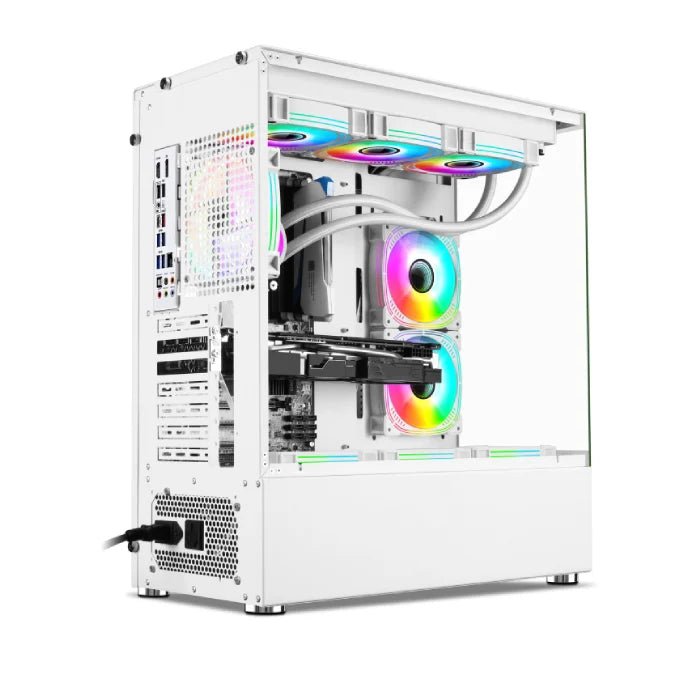 Xander Jupiter ARGB Mid-Tower Gaming PC Case + 850W 80 PLUS Bronze PSU | ATX · Micro-ATX · Mini-ITX | 6× 120mm ARGB Fans