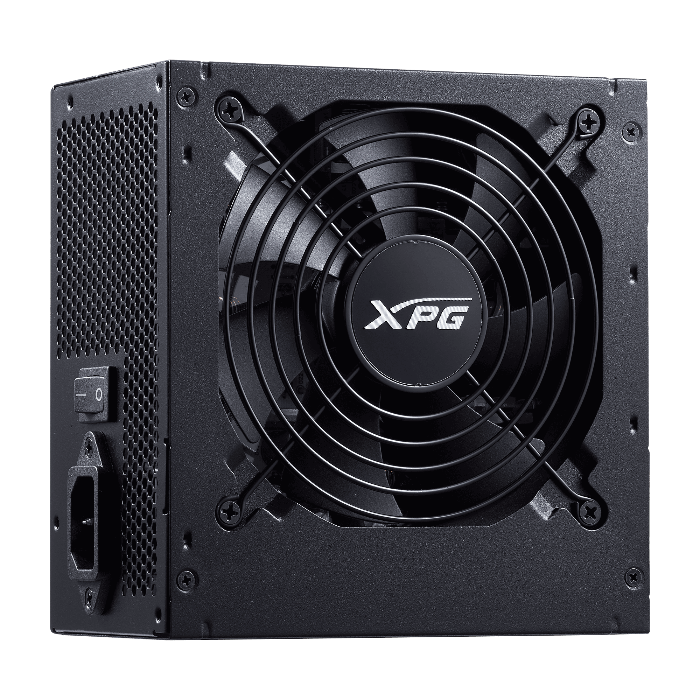 XPG PROBE 600W ATX Power Supply | 80 PLUS Bronze · up to 87% Efficiency at 50% Load | ATX 2.52 · Single +12V 46A | 120mm Sleeve-Bearing Fan | 6 Protections · 3-Year Warranty | Black
