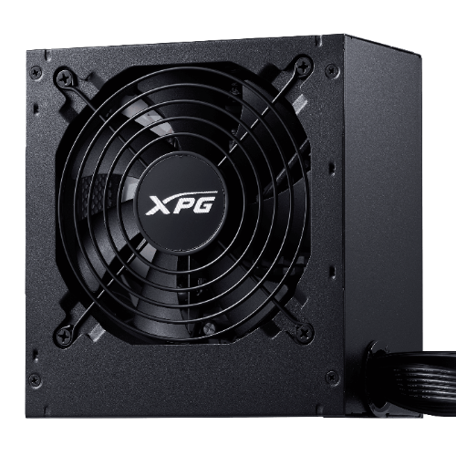 XPG PROBE 600W ATX Power Supply | 80 PLUS Bronze · up to 87% Efficiency at 50% Load | ATX 2.52 · Single +12V 46A | 120mm Sleeve-Bearing Fan | 6 Protections · 3-Year Warranty | Black